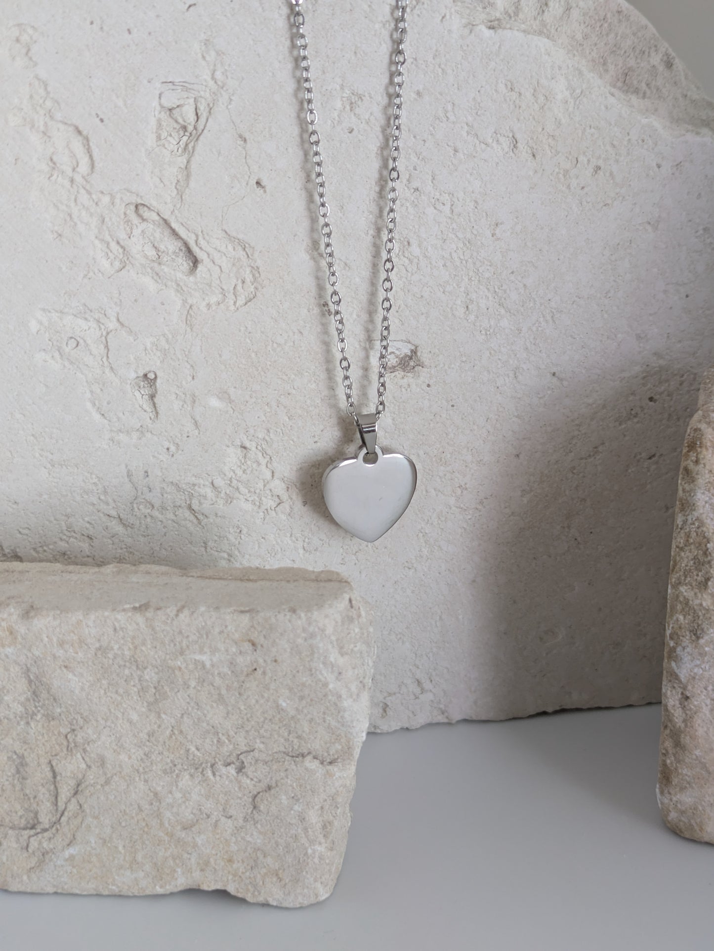 Collar dije de corazón personalizado modelo CAMILA