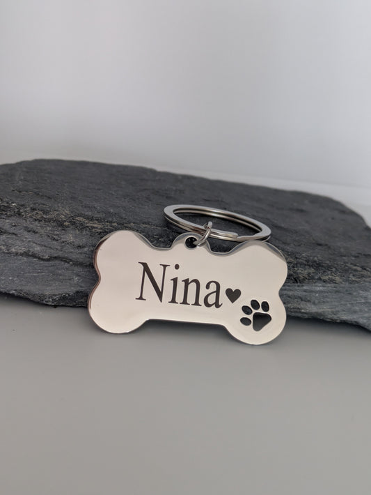 Placa personalizada para mascota modelo LOLA